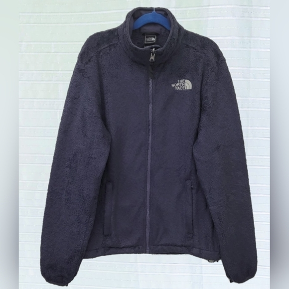 THE NORTH FACE Osito Fleece Jacket Full Zip in Steel Blue Women's XS - Picture 3 of 8